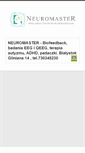 Mobile Screenshot of neuromaster.pl